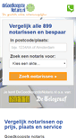 Mobile Screenshot of degoedkoopstenotaris.nl
